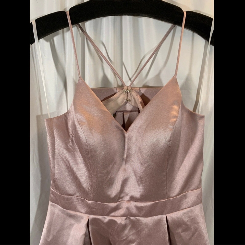 NEW Xscape Mikado Evening‎ Dress Gown in Pink [SZ 12 ] - Picture 3 of 8